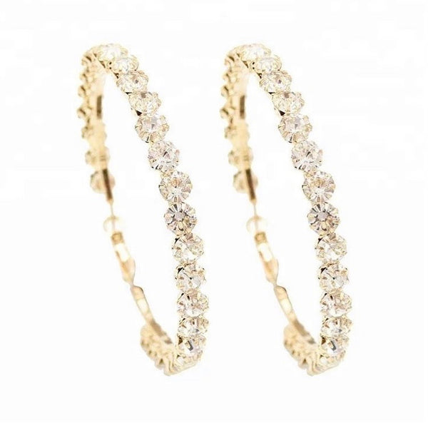 Ice Me Out Hoop Earrings