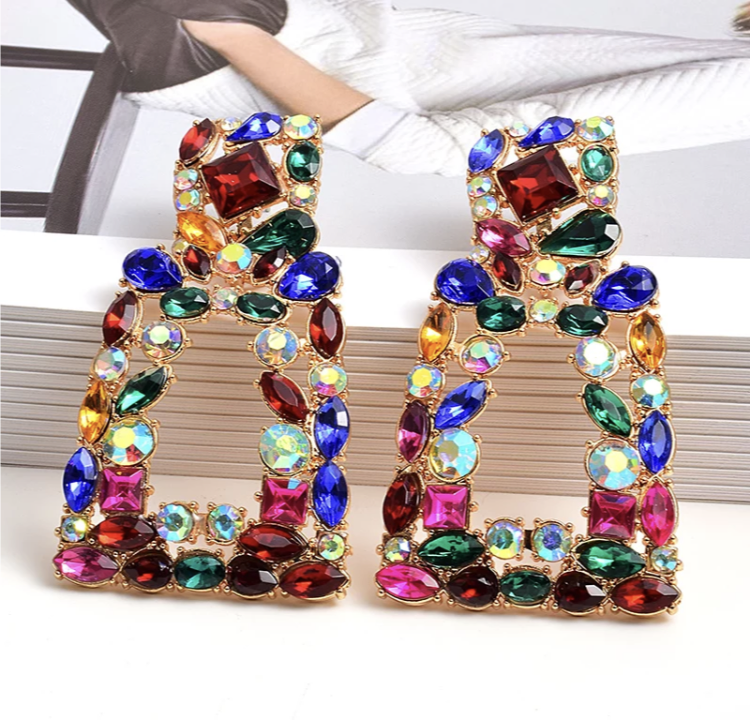 Cozumel Crystal Earrings