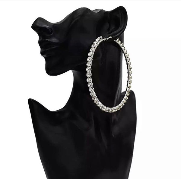 Ice Me Out Hoop Earrings