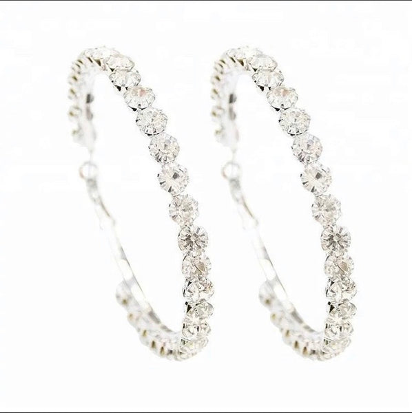 Ice Me Out Hoop Earrings